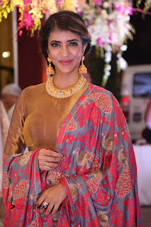 Lakshmi Manchu Stills at Sania Mirza Sister Wedding Reception